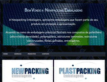 Tablet Screenshot of newpackingembalagens.com.br